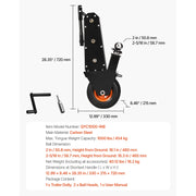 Bild in Galerie-Viewer laden, Amocart 1000lbs Trailer Mover Dolly Manual or Electric Wrench Drive with 2in &amp; 2-5/16in Replaceable Hitch Balls for Moving Boat
