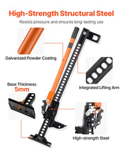 Bild in Galerie-Viewer laden, Amocart Farm Jack, 33-60 inch Utility High Lift Farm Jack, Off Road Utility Jacks, Heavy-Duty Lift Jacks for Tractor Truck SUV

