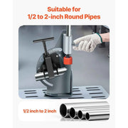 Load image into Gallery viewer, Amocart Pipe Notcher 1/2 to 2-inch Tubing Notcher with 0 to 60° Adjustable Angle Pipe and Tube Notching Tool for Repair Shops
