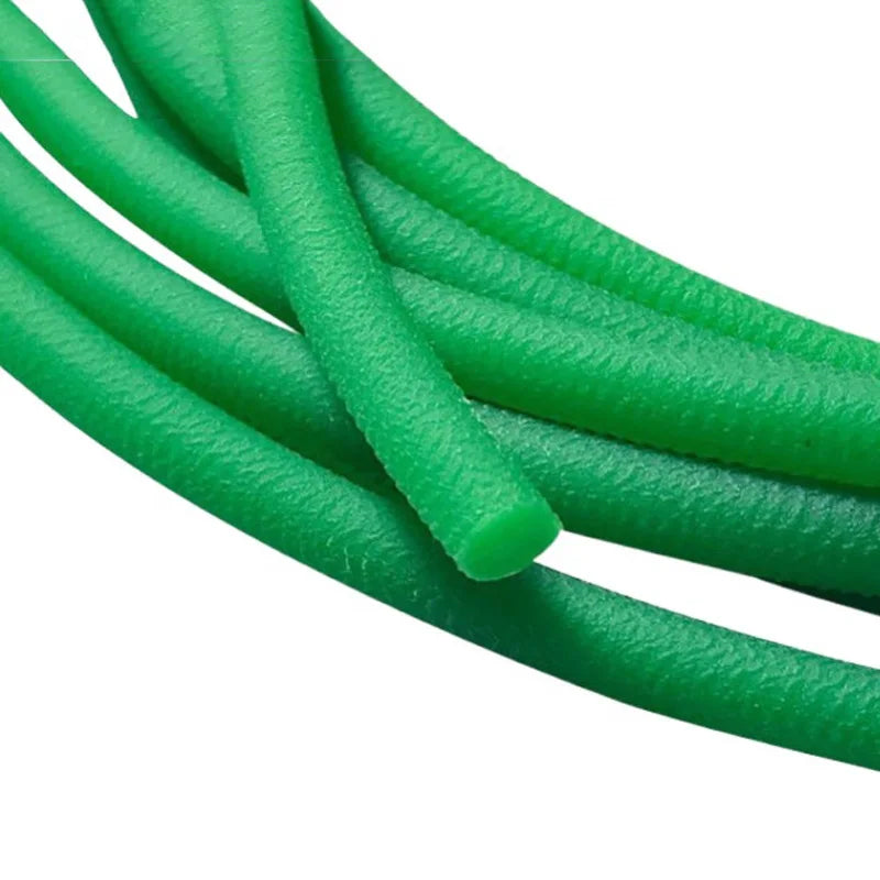 1M-20M Dia 1.5/2/2.5/3/3.5/4/5/6/7/8/9/10/12/15/18mm Green Polyurethane Conveyor Belts PU Round Belt Transmission Drive Belts
