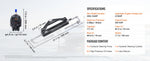 SucceBuy Hydraulic Outboard Steering Kit 90HP/150HP/300HP & Helm Pump and 24FT/26Ft Hose for Single Station Single-Engine Boats