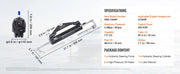 Load image into Gallery viewer, SucceBuy Hydraulic Outboard Steering Kit 90HP/150HP/300HP &amp; Helm Pump and 24FT/26Ft Hose for Single Station Single-Engine Boats
