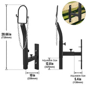 Load image into Gallery viewer, Amocart Goat Sheep Stand 51x23in Livestock Stand Metal Livestock Milking and Shearing Stand 21" to 33" Adjustable Height White
