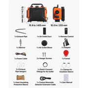 Load image into Gallery viewer, Amocart 8KW Diesel Heater DC 12/24V All in One Portable Diesel Air Heater with LCD Screen Low Noise,Car Heater for Trucks, Vans
