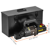 Load image into Gallery viewer, SucceBuy Electric Hydraulic Rebar Cutter Portable Rebar Cutter High Power Steel Rebar Cutter with Oil Can Rich Accessories Black - AMOCART
