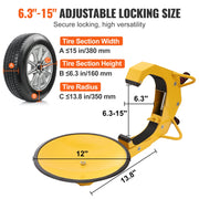 Charger l'image dans la visionneuse de galerie, Amocart Wheel Lock Clamp 1/2 Pack Trailer Wheel Lock Heavy-Duty Anti Theft Tire Lock Adjustable Tire Boot Lock Tire Claw for RV
