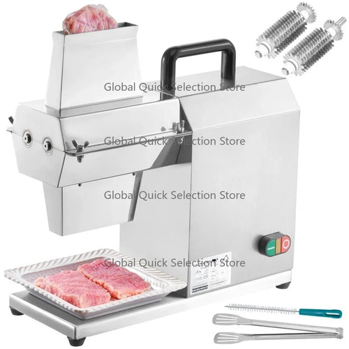 Amocart 17inch 54 Blades Commercial Meat Tenderizer 450W Electric Meat Tenderizer Machine for Pork Chicken Fish