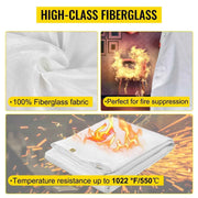 Load image into Gallery viewer, Amocart Emergency Fire Blanket 6x10 8x10FT Fiberglass Welding Blanket 2Pcs Survival Flame Retardant Safety Protective Equipment
