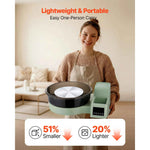 Amocart 450W Pottery Wheel 14" and 11" Turntables with Foot Pedal 30-300 RPM Adjustable Speed for Beginners DIY Clay Art Craft