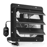 Amocart 10/12/14/18 inch Shutter Exhaust Fan Wall Mounted Attic Vent Fan with Variable Speed Controller AC Motor for Greenhouse