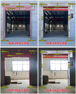 Food Factory Automatic Rapid Roller Shutter Door Industrial Pvc Fast Gate High Speed PVC Fast Rolling Door Zipper Type door