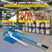 Load image into Gallery viewer, Amocart Pipe Bender YP-9 Manual Bench Steel Tube Bending Kit w/ 7Dies 1-3in Multifonction Compact Flat Bar Rod Brake Bends Tool

