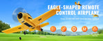 Amocart RC Plane 2.4G 4CH Remote Control Airplane with 6-Axis Gyro Stabilizer Aircraft Toy RC Glider for Kids Beginners Gifts