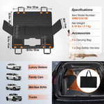 SucceBuy Back Seat Extender Dog Car Seat Cover for Back Seat Bed with Mesh Window and Storage Pocket Supports 350lbs Dog Hammock