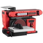 Amocart 6" Disc Sander & 4"x36" Belt Sander 400W Combo with 0 - 45° Adjustable Worktable & Dust Collection Port for Woodworking