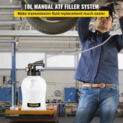 Load image into Gallery viewer, Amocart Transmission Fluid Pump 2 Way Manual ATF Refill System Dispenser Oil and Liquid Extractor 10 Liter Large Capacity
