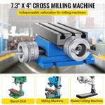 Amocart Milling Working Table 7.3 X 4 Inch Worktable Compound Slide Table for All Drill Stands Bench Drilling Milling Machine