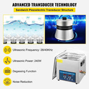 Load image into Gallery viewer, Amocart 10L 30L Ultrasonic Cleaner 28/40khz Dual Frequency Digital Portable Washing Machine Ultrasound Cleaner Home Appliance

