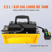 Load image into Gallery viewer, Amocart 10,000PSI Air Hydraulic Pump 0.61Gal Reservoir &amp; Remote Control Actuator for Automobile Frame Machine &amp; Hydraulic Press
