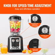 Load image into Gallery viewer, Amocart 2L Smoothie Blender Professional Countertop Fruit Food Processor Mixer Maker with Stainless Steel for Home Kitchen Bar

