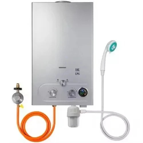 6L-25L Tankless Gas Water Heater - Instant Heating System for Home & Outdoor (LPG/NG Dual Fuel, Energy Saving Design）