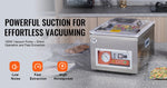 Amocart Food Vacuum Packing Machine DZ-260A Commercial Chamber Vacuum Sealer Kitchen Meat Packaging Food Saver Sealing Machine
