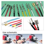Zten Pneumatic Terminal Crimping Machine Tool 1.3T Terminal Crimper Pliers Tool with Crimping Die For Optional With Foot Touch