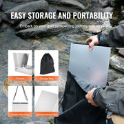 Load image into Gallery viewer, Amocart 50" 12" Complete Sluice Box Gold Panning Kit Aluminum Alloy Gold Mining Equipment 23/16 PCS Gold Prospecting Kit
