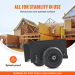 SucceBuy  Heavy Duty Panel Slab Dolly Terrain Moving Cart Pneumatic Wheels Adjustable Clamp for Drywall Sheet Material Handling