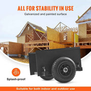 Load image into Gallery viewer, Amocart  Heavy Duty Panel Slab Dolly Terrain Moving Cart Pneumatic Wheels Adjustable Clamp for Drywall Sheet Material Handling
