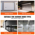 Amocart 3m 4.8m 6m Garage Door Seals Bottom Rubber U Shape +O Ring Garage Door Weather Stripping Universal Weatherproof Rubber