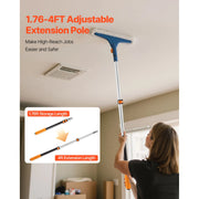 Bild in Galerie-Viewer laden, SucceBuy Telescopic Extension Pole Multi-Purpose Extendable Pole Sturdy Aluminum Alloy Paint Pole Extension Reach Roller Stick
