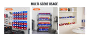 Bild in Galerie-Viewer laden, SucceBuy Storage Bin 24pcs Stackable Organizer Bin 5x4*3inch Freestanding Tiered Shelf for Garage Hanging Stacking Container
