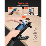 Charger l'image dans la visionneuse de galerie, Affûteur de Lames de Tondeuse SucceBuy 15° - 45° Réglable Outil d'Affûtage de Lames de Tondeuse Compatible avec la Plupart des Meuleuses d'Angle
