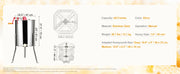 Load image into Gallery viewer, Amocart Honey Extractor 4/8 2/4 Frame Electric Stainless Steel Honeycomb Spinner Crank Honey Centrifuge Beekeeping Equipment
