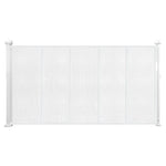 Amocart 55/71/110in Retractable Baby Gate 34in Tall Extends Wide Retractable Gate for Kids Pets Mesh Material Easy to Install