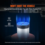 Load image into Gallery viewer, Amocart 3T Air Jack 3-8S Pneumatic Lifting Jack with Heightened Column 6 Steel Tubes Thick Rubber Pad Fit for Sedan SUV Pickup
