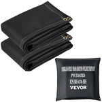 SucceBuy Emergency Fire Blanket 6x10 8x10FT Fiberglass Welding Blanket 2Pcs Survival Flame Retardant Safety Protective Equipment