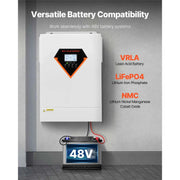 Load image into Gallery viewer, SucceBuy Hybrid Solar Inverter 3500W/6000W 24V DC to Single-Phase 220/230V AC, Built-in 100A MPPT Solar Controller for Off-Grid
