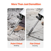Load image into Gallery viewer, SucceBuy Demolition Jack Hammer 2800 W Powerful Electric Jackhammer 1200 BPM Concrete Breaker with Carrying Case Gloves
