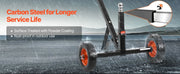 Load image into Gallery viewer, Amocart 600lbs Tongue Trailer Dolly with 16.5in-22in Adjustable Height &amp; 1-7/8 in Hitch Ball Steel Boat Mover Moving Car Rvs
