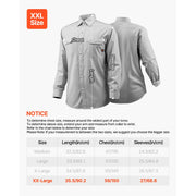 Load image into Gallery viewer, Amocart Flame Resistant Welding Jacket 7oz. FR Shirts for Men Machine Washable Cotton Heat-Resistant Welding Shirt - XL Size
