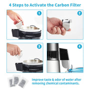 Load image into Gallery viewer, SucceBuy 4L Water Distiller Purifier Filter 1 L/H Distilling Speed Dispenser Drinking Bottle Softener Touch Screen Home Use
