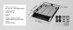 Amocart Roof Rack Cargo Basket 46"x36"x4.5" / 51"x36"x5" Rooftop Cargo Carrier Heavy-Duty 200LBS Capacity for SUV Truck Vehicle