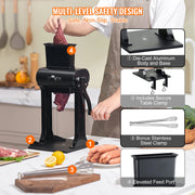 Load image into Gallery viewer, SucceBuy Commercial Meat Tenderizer Heavy Duty Stainless Steel Meat Tenderizer Machine Quick and Easy Manual Operation Kitchen - AMOCART
