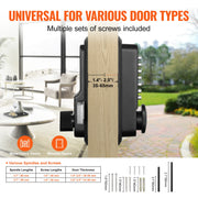 Load image into Gallery viewer, Amocart Mechanical Keyless Entry Door Lock 14 Digit Keypad Outdoor Gate Door Locks Set with Surface-mounted Latch Door Lock
