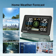 Load image into Gallery viewer, Professional Wi-Fi Wireless Weather Station with 7-in-1 Outdoor Weather Sensor, Large Full-Color LCD, 433MHz, 300ft Range, App
