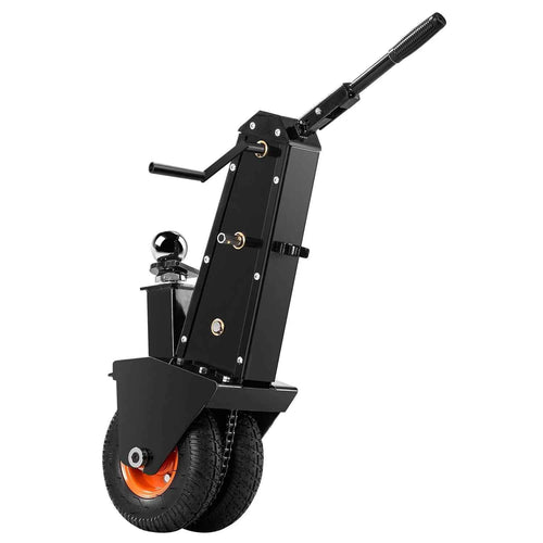 SucceBuy 1000lbs Chariot de remorque manuel ou électrique avec clés et boules d'attelage remplaçables de 2 et 2-5/16 po pour déplacement de bateau