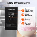Succebuy Commercial Snowflake Ice Machine Stainless Steel Air Cooling System&Rapid Heat Dissipation for Bakery Cafe