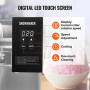 Load image into Gallery viewer, Succebuy Commercial Snowflake Ice Machine Stainless Steel Air Cooling System&amp;Rapid Heat Dissipation for Bakery Cafe - AMOCART
